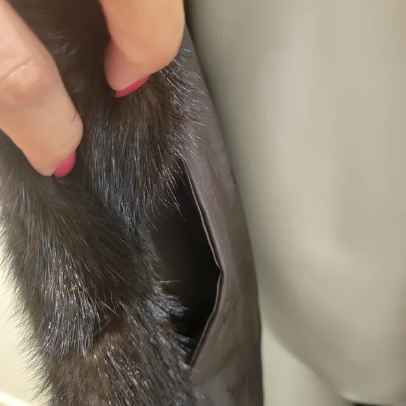 NATURAL Female Mahogany Full Length Mink Coat - Picture 8 of 14